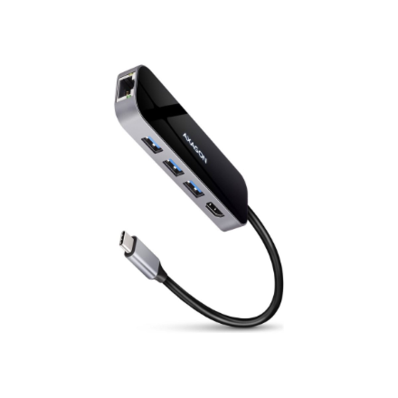 AXAGON SuperSpeed USB-C COMBO 6in1 Hub | HMC-6GL