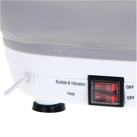 Camry | Foot massager | CR 2174 | Bubble function | Heat function | 450 W | White/Silver