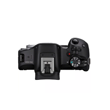 Canon | EOS R50 - digital camera RF-S 18-150mm F3.5-6.3 IS STM lens | Megapixel 24.2 MP | ISO sensitivity (max) ISO 51200 | Wi-Fi | Automatic, manual | CMOS | Black