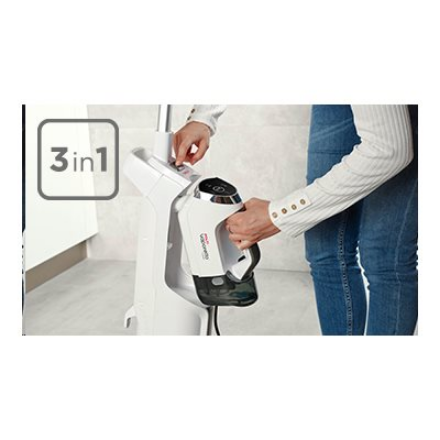 Polti | Steam cleaner | PTEU0295 Vaporetto 3 Clean 3-in-1 | Power 1800 W | Steam pressure Not Applicable bar | Water tank capacity 0.5 L | White