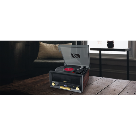Muse | Turntable Micro System With Vinyl Deck | MT-112 W | Micro system CD with turntable | USB port