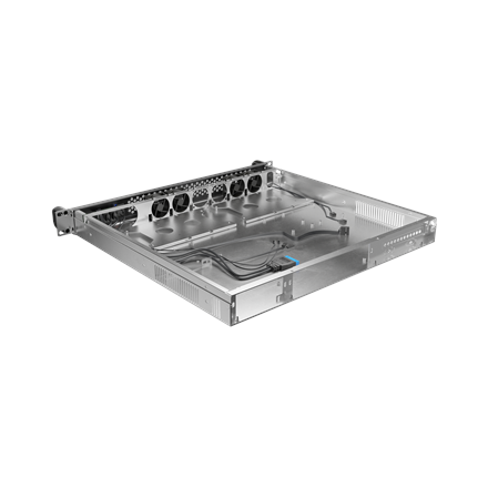 Lanberg Rackmount server chassis ATX 420/10 19"/1U | SC01-4201-10B | Black