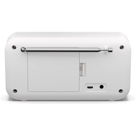 Sharp DR-P420(WH) Tokyo Portable Digital Radio, FM/DAB/DAB+, Bluetooth 5.0, USB or Battery Powered, Snowy White | Sharp | Tokyo Portable Digital Radio | DR-P420(WH) | Bluetooth | White