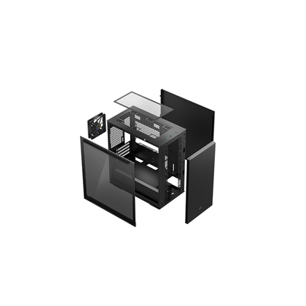 Deepcool | MACUBE 110 | Black | mATX | ATX PS2 (Length less than 170mm)