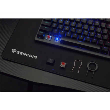 Genesis | THOR 303 TKL | Gaming Keyboard | Wired | Mechanical | RGB LED light | US | Replaceable "HOT SWAP" Switches