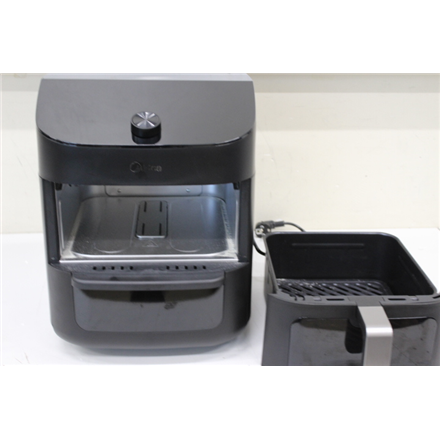 SALE OUT. Midea MAD1100DADK Air fryer digital,Two-zone cavity, 6.4L + 4.4L | Midea Two Zone Airfryer | MAD1100DADK | Power 1850 W | Capacity 4.4/6.4 L | Rapid Air technology | Black | USED, DIRTY, SCRATCHED ON TOP