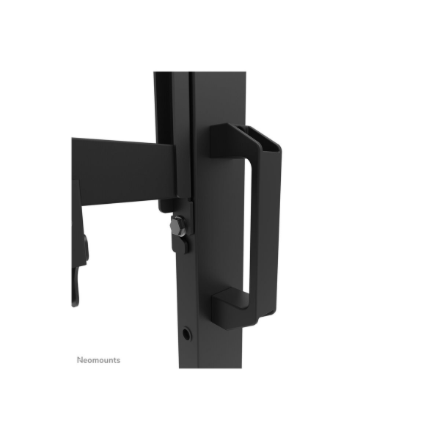 Neomounts Floor stand | FL50-575BL1 TV trolley | Adjustable Height | 65-110 " | Maximum weight (capacity) 125 kg | Black