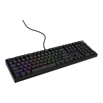 Genesis | THOR 404 | Wired | US | Black | USB Type-A | Outemu Peach Silent