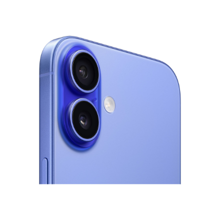 Apple | iPhone 16 | Ultramarine | 6.1 " | 2556 x 1179 pixels | OLED | A18 | Internal RAM 8 GB | 128 GB | Dual SIM | Nano SIM | 5G | Main camera resolution 48 MP | iOS 18 | Secondary camera resolution 12 MP
