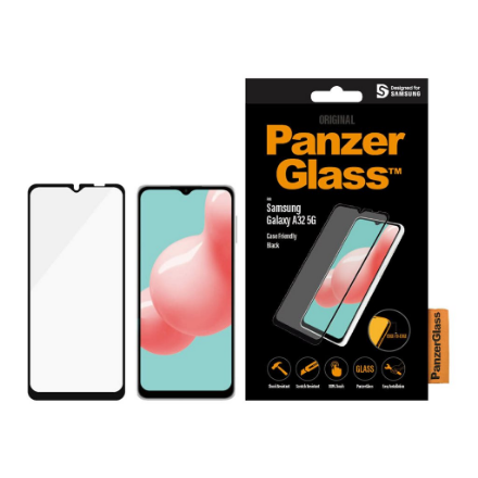 PanzerGlass | Case Friendly Screen Protector | 7252 | Samsung | Galaxy A32 5G | Black/Transparent