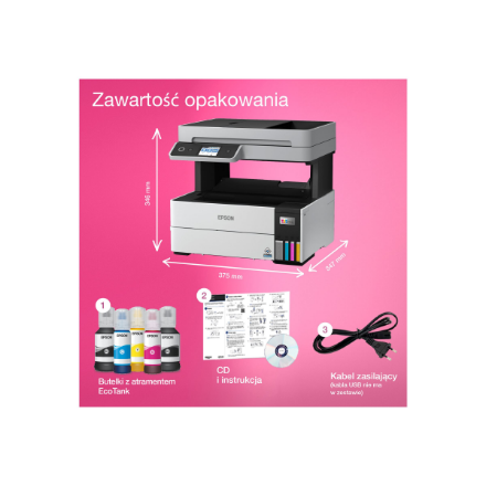 Epson | Multifunctional printer | EcoTank L6460 | Inkjet | Colour | 3-in-1 | Wi-Fi | Black and white