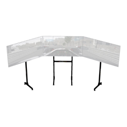 Next Level Racing | Floor stand | Free Standing Triple Monitor stand | 3 x 32- 65 " | Maximum weight (capacity) 70 kg | Black