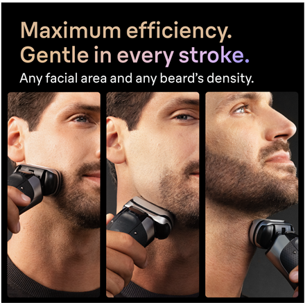 Braun Shaver | 9600s Series 9 PRO | Operating time (max) 60 min | Wet & Dry | Lithium Ion | Black