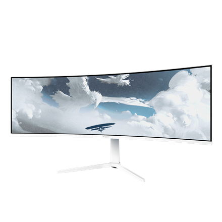 Arozzi Nova | 49 " | VA | 32:9 | 165 Hz | 4 ms | 5120 x 1440 pixels | 350 cd/m² | HDMI ports quantity 2 | White