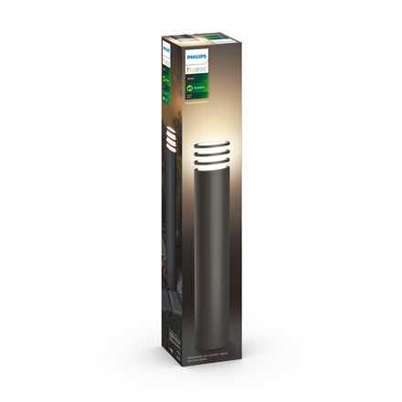 Philips Hue Lucca Outdoor Post Lantern | E27 | 9.5 W | Warm white