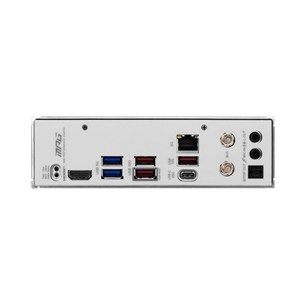 MSI MPG B850I EDGE TI WIFI | Processor family AMD B850 | Processor socket AM5 | DDR5 | Supported hard disk drive interfaces SATA, M.2 | Number of SATA connectors 2