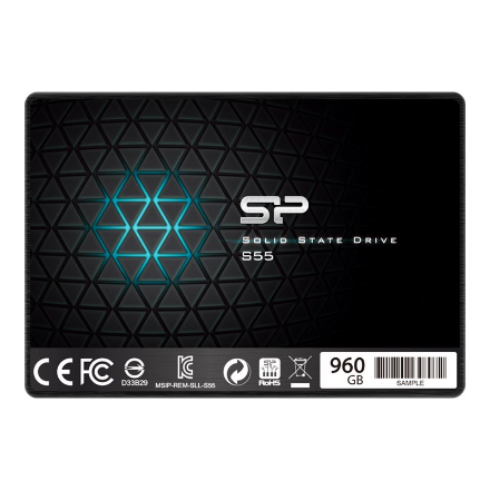 Silicon Power | Slim S55 | 960 GB | SSD form factor 2.5" | Solid-state drive interface Serial ATA III