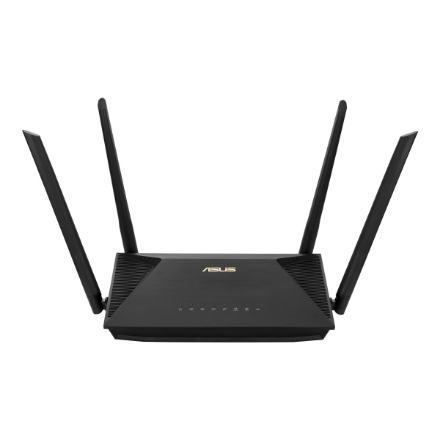 Wireless AX1800 Dual Band Gigabit Router | RT-AX53U | 1201+600 Mbit/s | Ethernet LAN (RJ-45) ports 4 | Mesh Support No | MU-MiMO Yes | No mobile broadband | Antenna type External antenna x 4 | 36 month(s)
