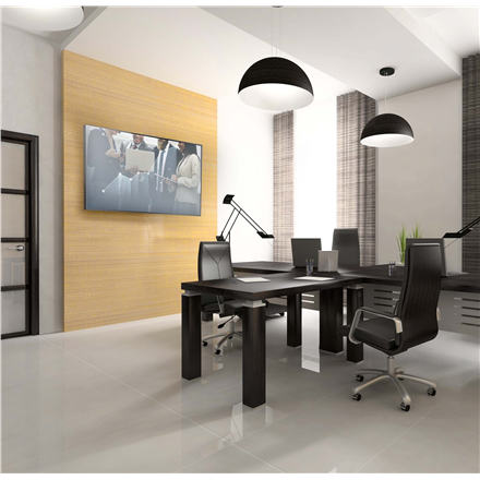 EDBAK | Wall mount | PWB2C-B | 42-75 " | Maximum weight (capacity) 80 kg | Black