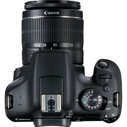 Canon | EOS | 2000D 18-55 IS II EU26 | SLR Camera Kit | Megapixel 24.1 MP | Image stabilizer | ISO sensitivity (max) 12800 | Display diagonal 3.0 " | Wi-Fi | Video recording | APS-C | Black