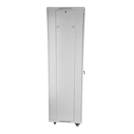 SOMI Networks | 42U, 19″ Freestanding Cabinet | 42U-80/80NAC | Max Load 800kg; Removable and Lockable Side Panels; Glass Doors; Unassembled | Depth: 80 cm | Gray