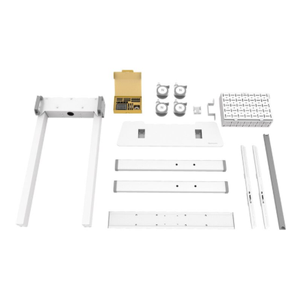 Neomounts Floor stand | FL55-875WH1 TV trolley | Adjustable Height | 55-100 " | Maximum weight (capacity) 110 kg | White