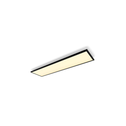 Philips Hue Aurelle rectangular panel light, Black, 120 x 30 cm | 2200-6500 Hue White Ambiance