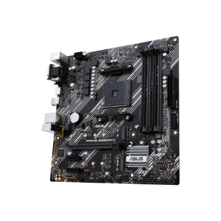 Asus | PRIME B550M-K | Processor family AMD | Processor socket AM4 | DDR4 | Memory slots 4 | Chipset AMD B | Micro ATX