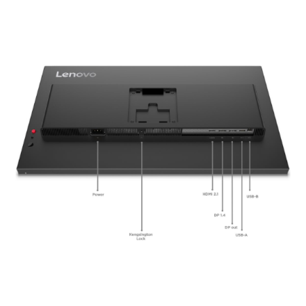 Lenovo | ThinkVision | P27Q-40 | 27 " | IPS | 16:9 | 120 Hz | 4 ms | 350 cd/m² | HDMI ports quantity 1 | Eclipse black | Warranty 36 month(s)