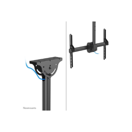 Neomounts CL35-440BL16L Monitor/TV Mount Ceiling | Adjustable Height, Rotate, Tilt, Swivel | 37-70 " | Maximum weight (capacity) 50 kg | Black