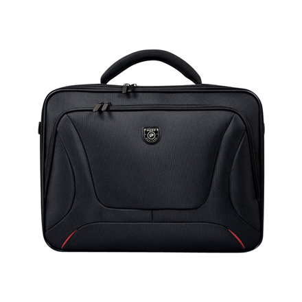 PORT DESIGNS | Courchevel | Fits up to size 15.6 " | Messenger - Briefcase | Black | Shoulder strap