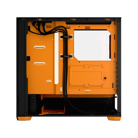 Fractal Design | Pop Air RGB | Side window | Orange Core TG Clear Tint | ATX, mATX, Mini ITX | ATX