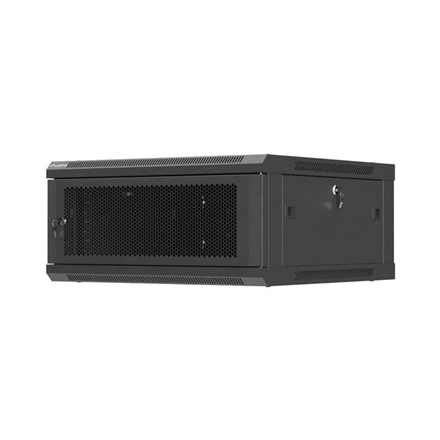 Lanberg Wall mounted installation cabinet 19" 4U 600X600 | WF01-6604-23B | Black