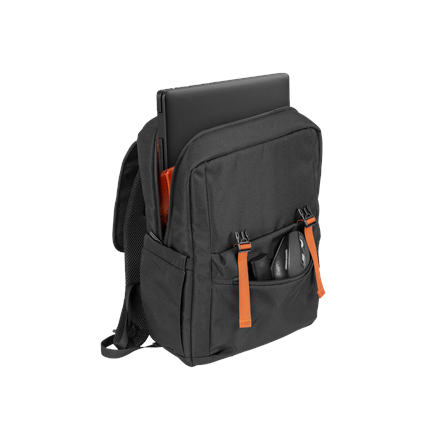 Natec | Backpack | Niala | Fits up to size 15.6 " | Backpack | Black/Orange