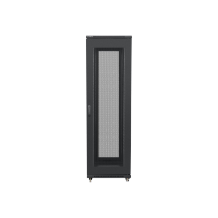 Lanberg | Rack cabinet 19" free-standing 42U/600x800 (flat pack) with mesh door | FF01-6842-23B | Black