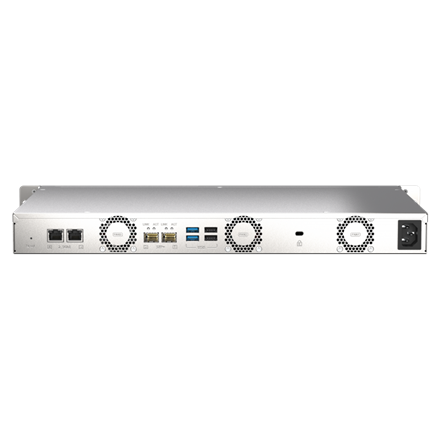 QNAP | 4-Bay NAS | TS-435XeU-4G | Up to 4 HDD/SSD Hot-Swap | Marvell OCTEON TX2 | CN9130 / CN9131 ARMv8 Cortex-A72 Quad-Core | Processor frequency 2.2 GHz | 4 GB | DDR4