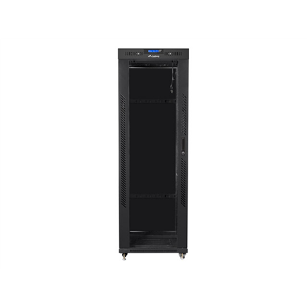 Lanberg | Rack cabinet 19" free-standing 37U/800x1000 (flat pack) with glass door, LCD | FF01-8037-12BL | Black