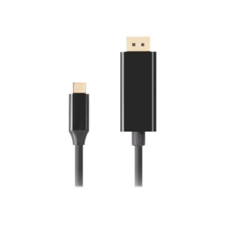 Lanberg USB-C to DisplayPort Cable, 3 m 4K/60Hz, Black | Lanberg | USB-C to DisplayPort Cable | CA-CMDP-10CU-0030-BK | 3 m