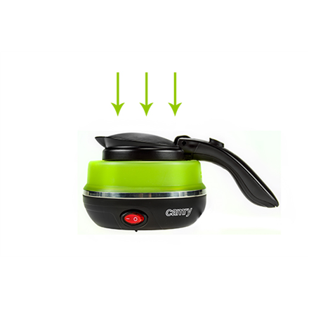 Camry | Travel Kettle | CR 1265 | Electric | 750 W | 0.5 L | Plastic | Green