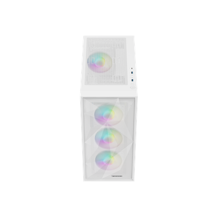 Genesis Gaming PC Case | Diaxid 605 ARGB | White | Midi Tower
