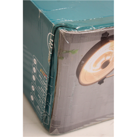 SALE OUT. SUNRED Heater | RSS16, Retro Bright Standing | Infrared | 2100 W | Black | DAMAGED PACKAGING | IP54