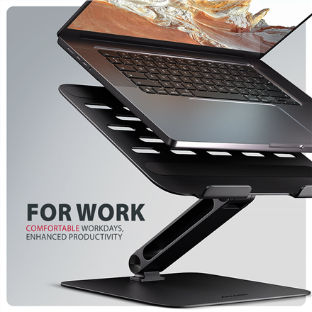 AXAGON STND-LQB stand for notebooks and tablets | Adjustable Height, Angle | 10-17.3 " | Maximum weight (capacity) 5 kg | Black