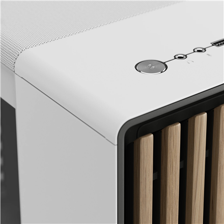 Fractal Design Computer Case | North XL | Chalk White TG Clear | ATX