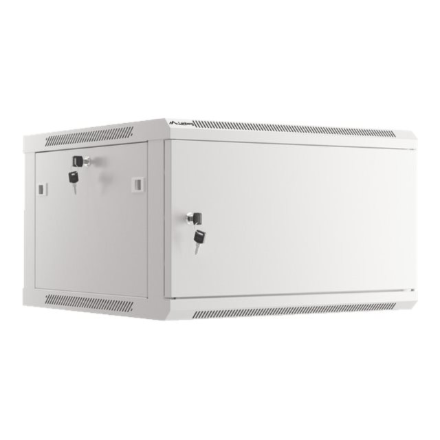 Lanberg | Rack cabinet 19" wall-mount 12U/600x450 for self-assembly with metal door (flat pack) | WF01-6412-00S | Grey