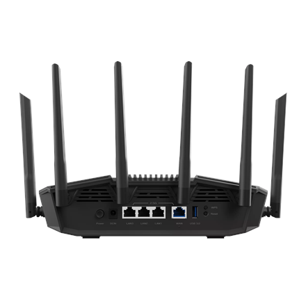 Asus BE9400 Tri-band WiFi 7 AiMesh Extendable Router | RT-BE90U | 802.11be | Ethernet LAN (RJ-45) ports 3 | Mesh Support Yes | MU-MiMO No | 4G/5G | Antenna type External