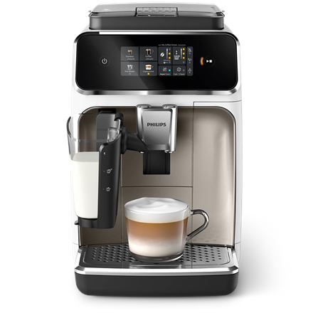 Philips Coffee maker | EP2333/40 | Pump pressure 15 bar | Built-in milk frother | Fully Automatic | 1500 W | White