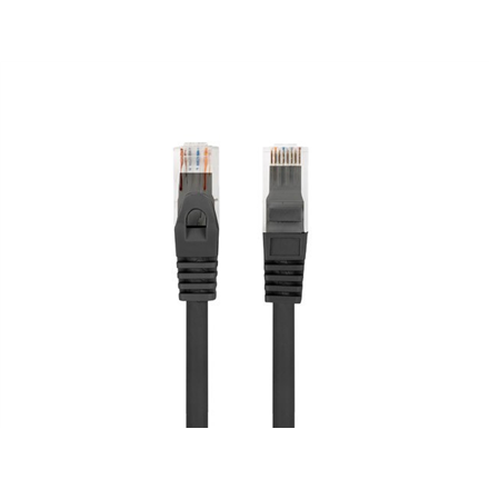 Lanberg | Patch cable - CAT 6 | RJ-45 - male | RJ-45 - male | RJ-45 | Black