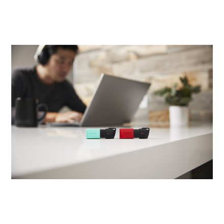 Kingston | USB Flash Drive | DataTraveler Exodia | 256 GB | USB 3.2 Gen 1 | Black/Teal