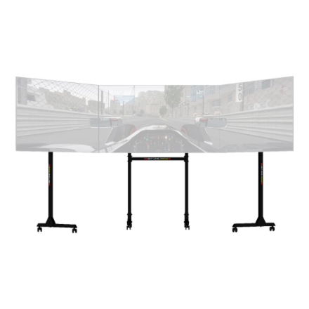 Next Level Racing | Floor stand | Free Standing Triple Monitor stand | 3 x 32- 65 " | Maximum weight (capacity) 70 kg | Black