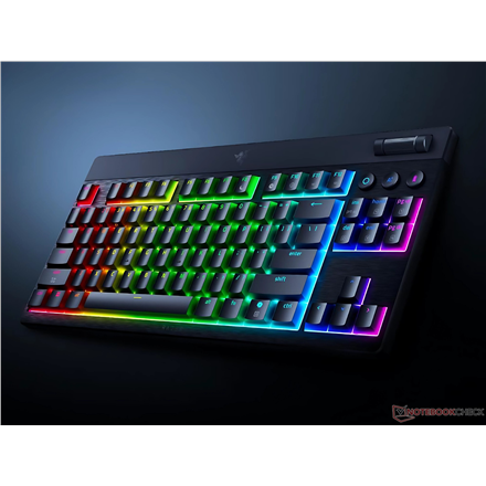 Razer | BlackWidow V4 Low-Profile HyperSpeed | Keyboard | Wireless | US | Bluetooth | Green Switches | Black